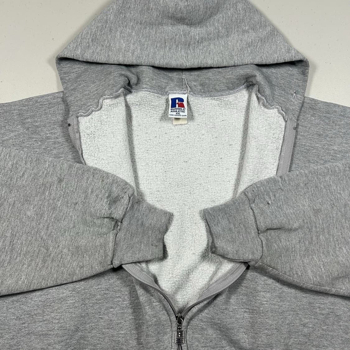 90s 러셀 애슬레틱 빈티지 풀 집업 후드 스웻셔츠 상품이미지3