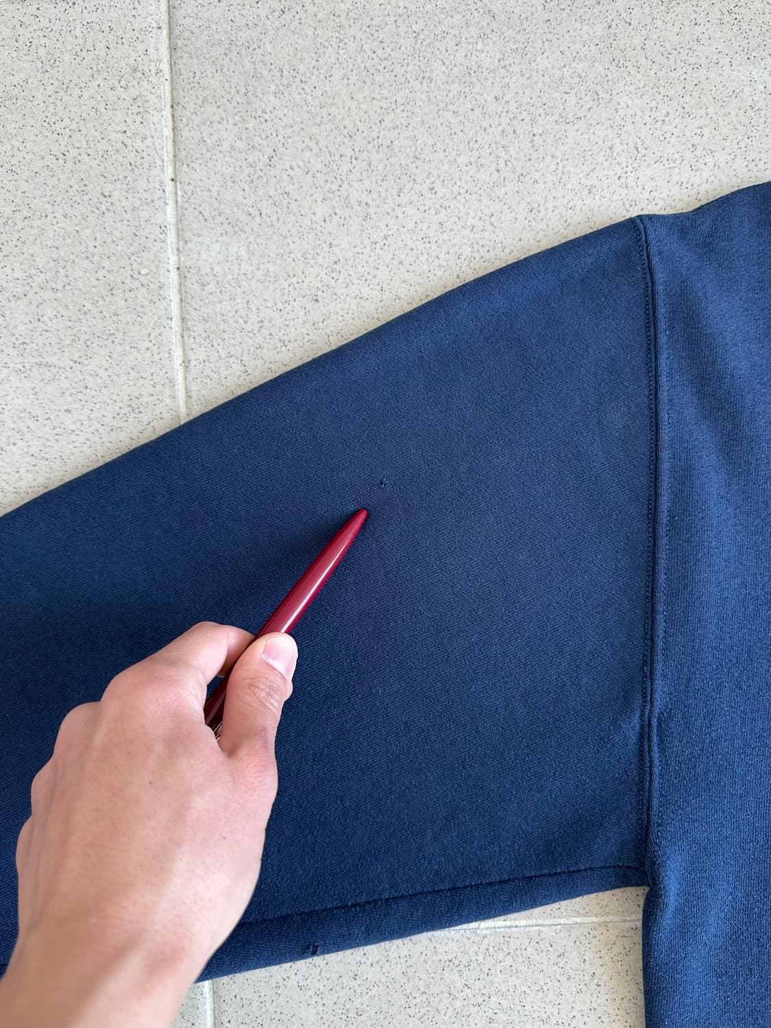 90s 빈티지 러셀 후드 네이비 M USA 상품이미지7