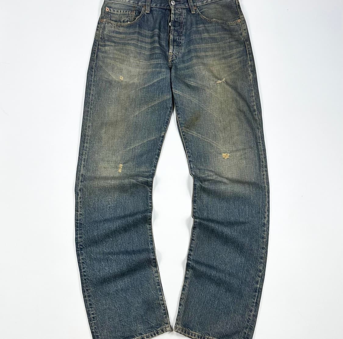 32 리바이스 501 빈티지 워싱 스트레이트 데님팬츠 상품이미지2