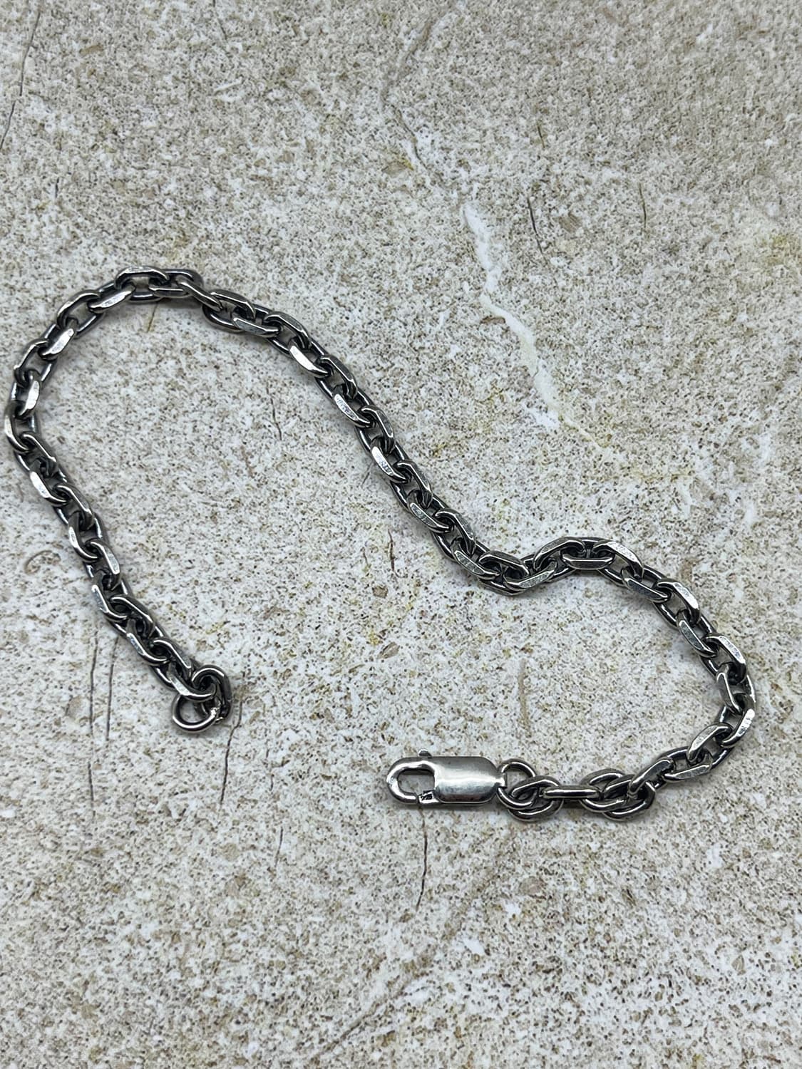 빈티지 노트링크 체인팔찌 4mm 상품이미지3