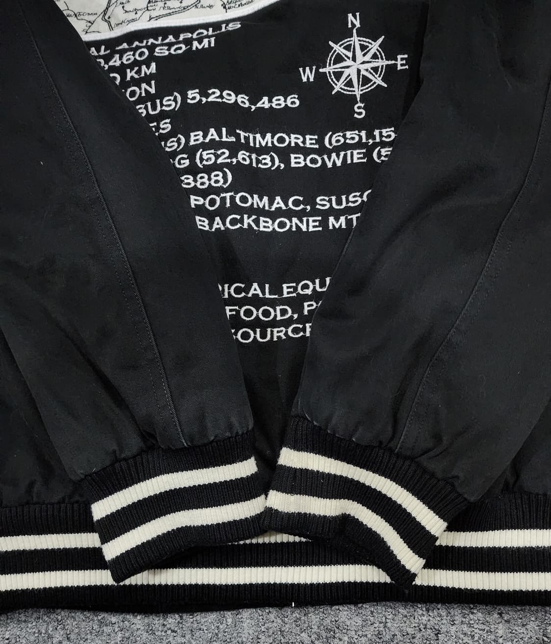 더 매드니스 자수 누빔 바시티 자켓 집업 점퍼 XL 상품이미지5