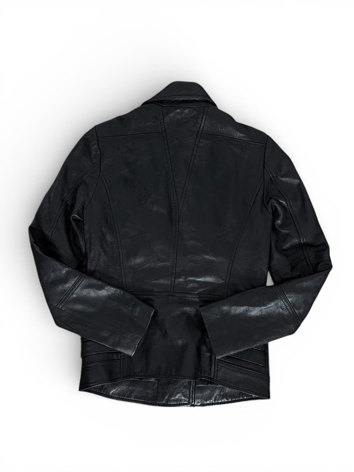 Lunakorrs 투 지퍼 레더 라이더자켓 양가죽 100% 상품이미지5