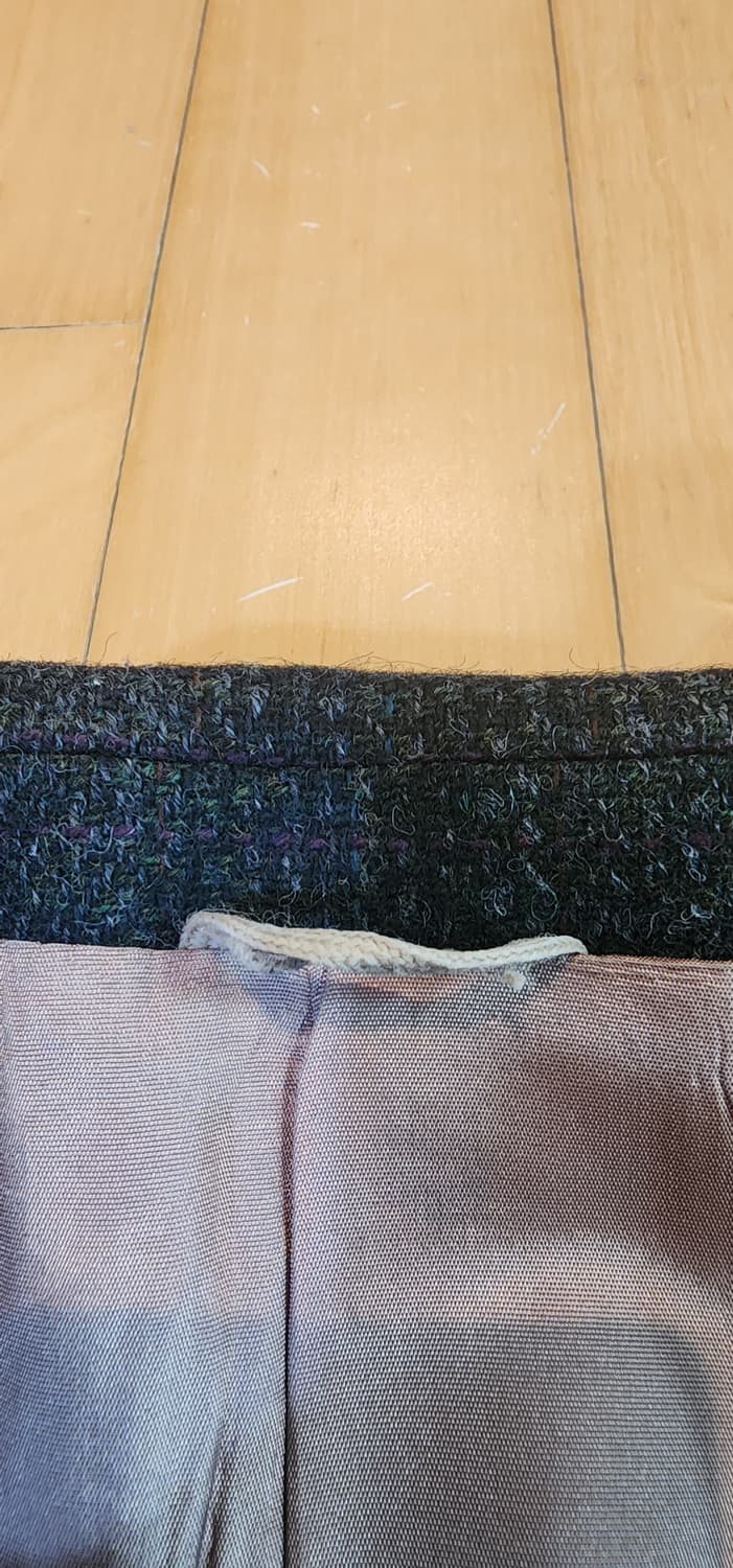 진그레이 모직 트위드자켓 L~슬림XL 상품이미지6