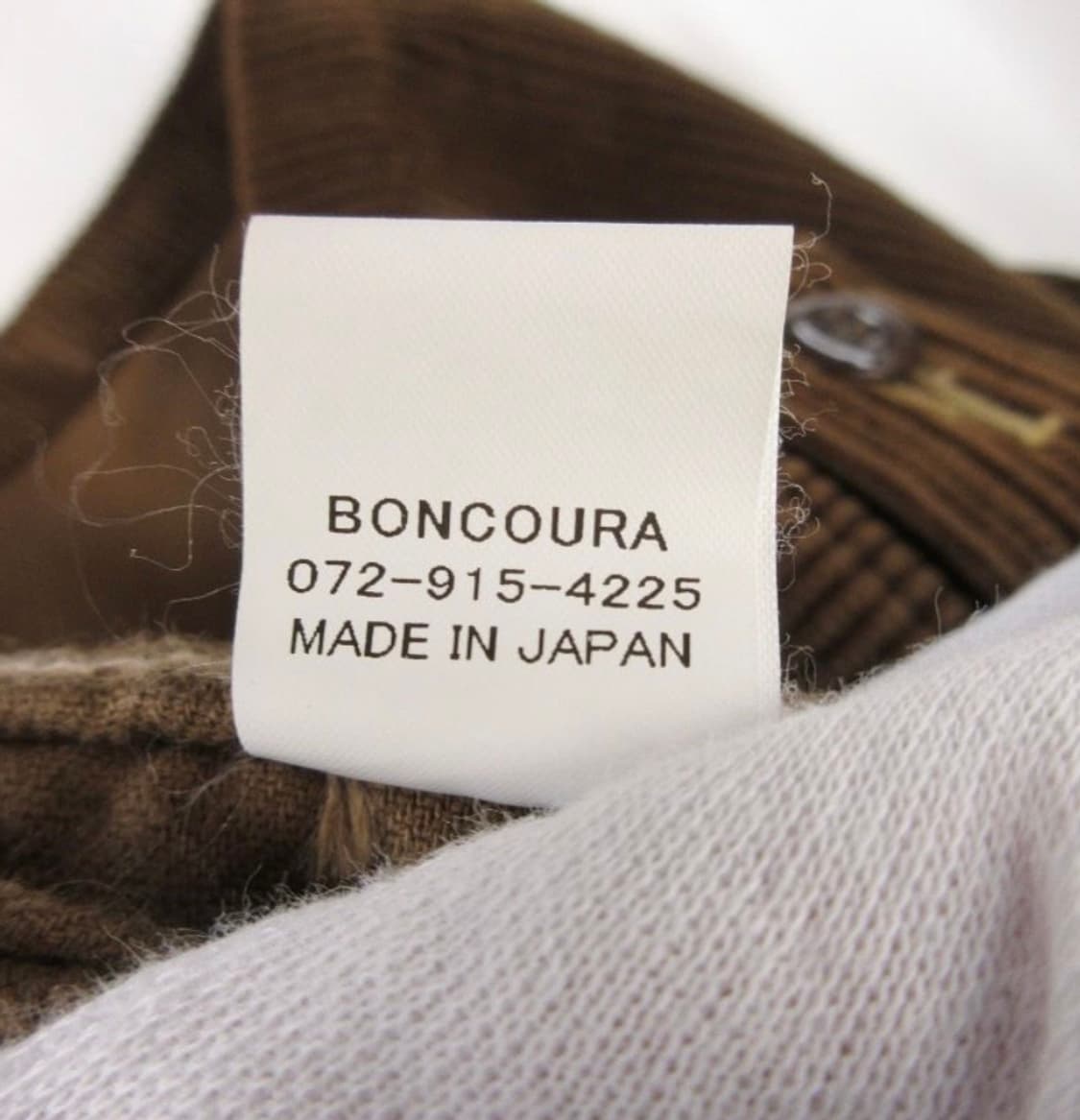 본쿠라 도그 이어 8 Wale Corduroy 자켓 (브라운) 상품이미지7