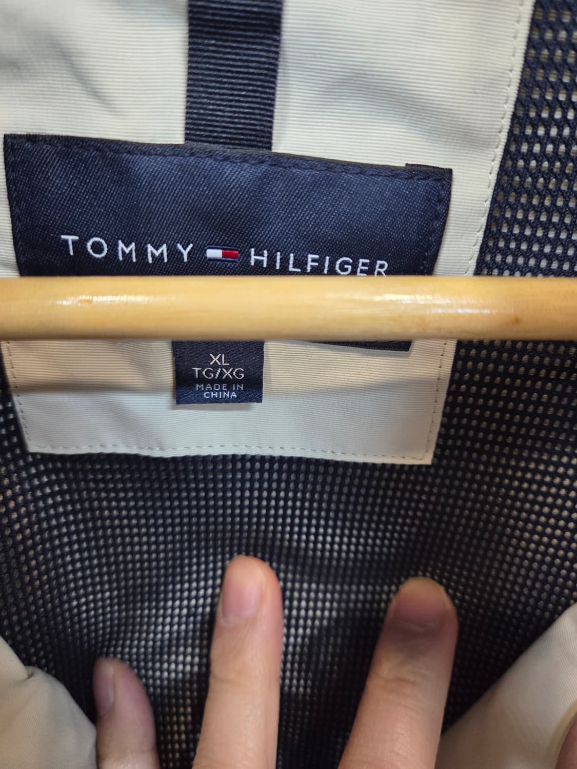 타미힐피거 플래그 로고 방풍 해링턴자켓 xl xxl 상품이미지3