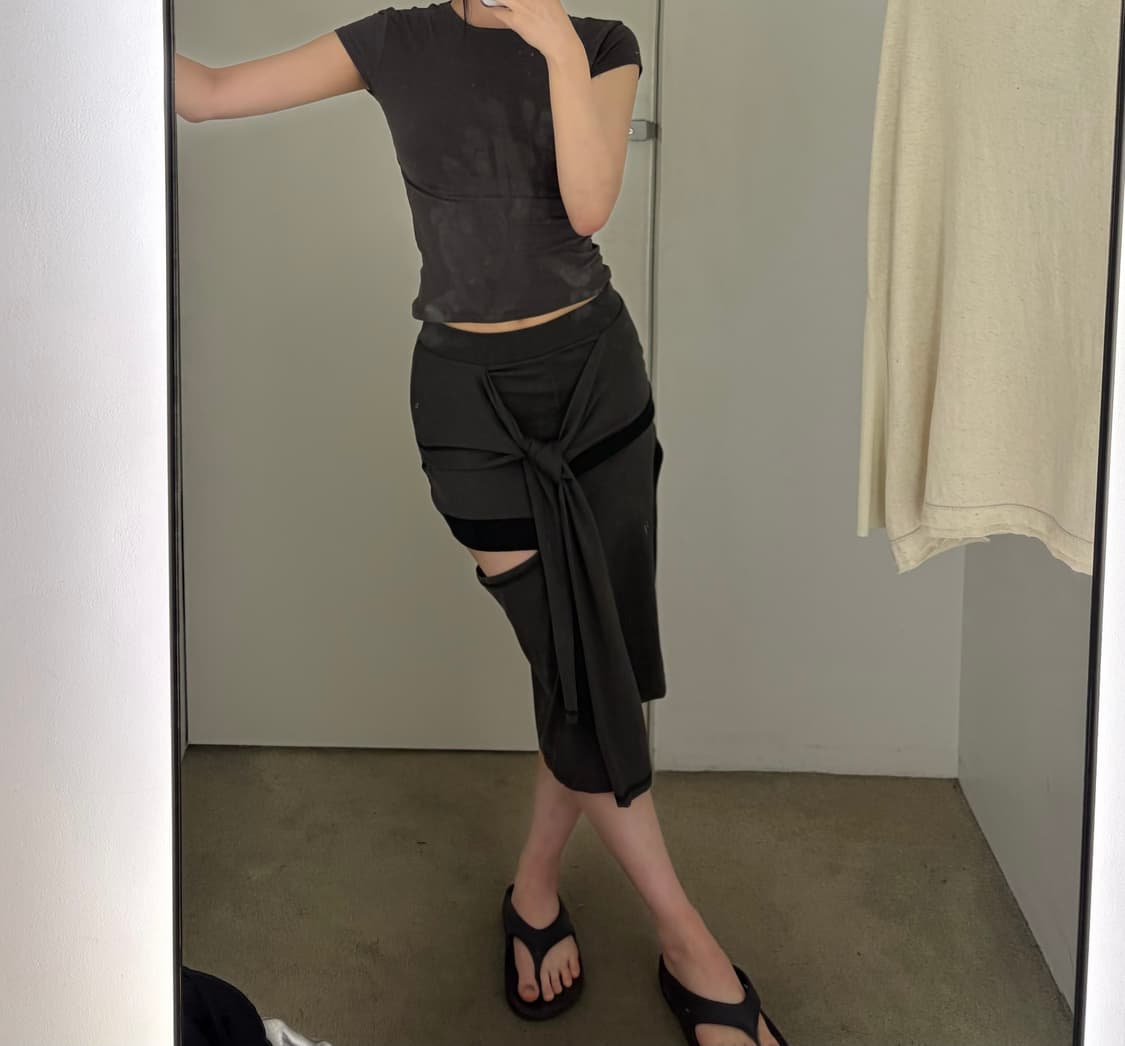 오픈와이와이 CUTOUT SKIRT 스몰사이즈 s 상품이미지2