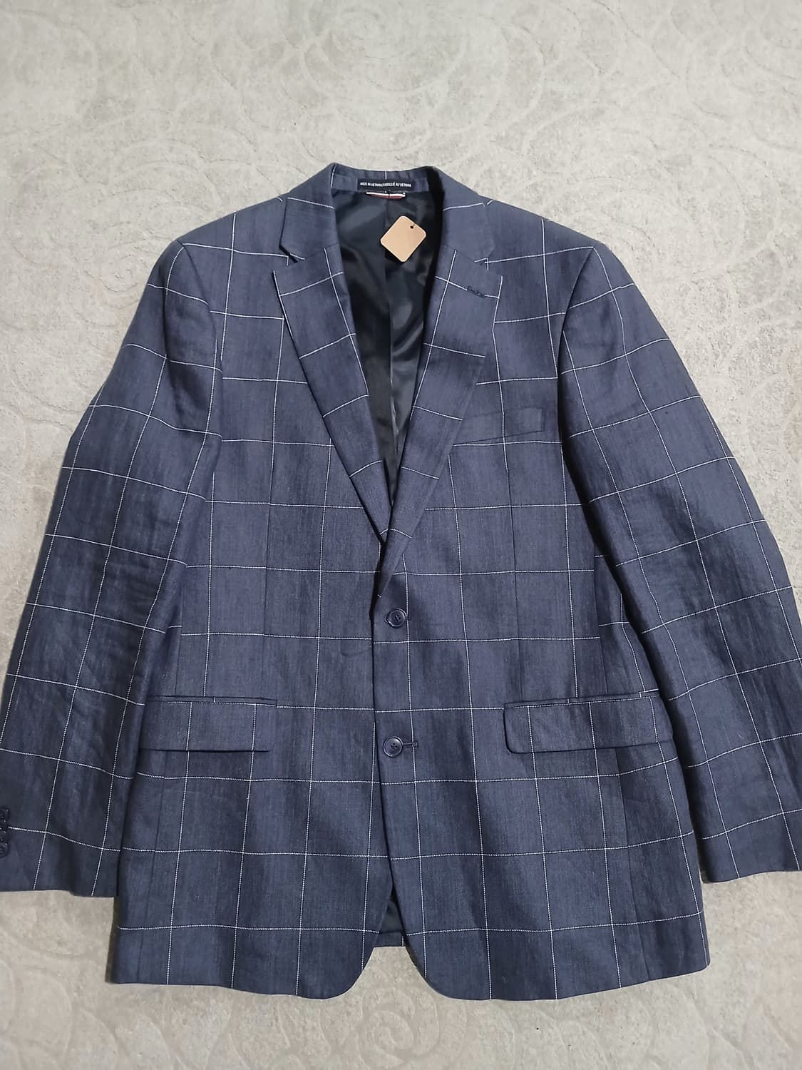 *타미힐피거 윈도우페인 체크 자켓 XL 상품이미지1