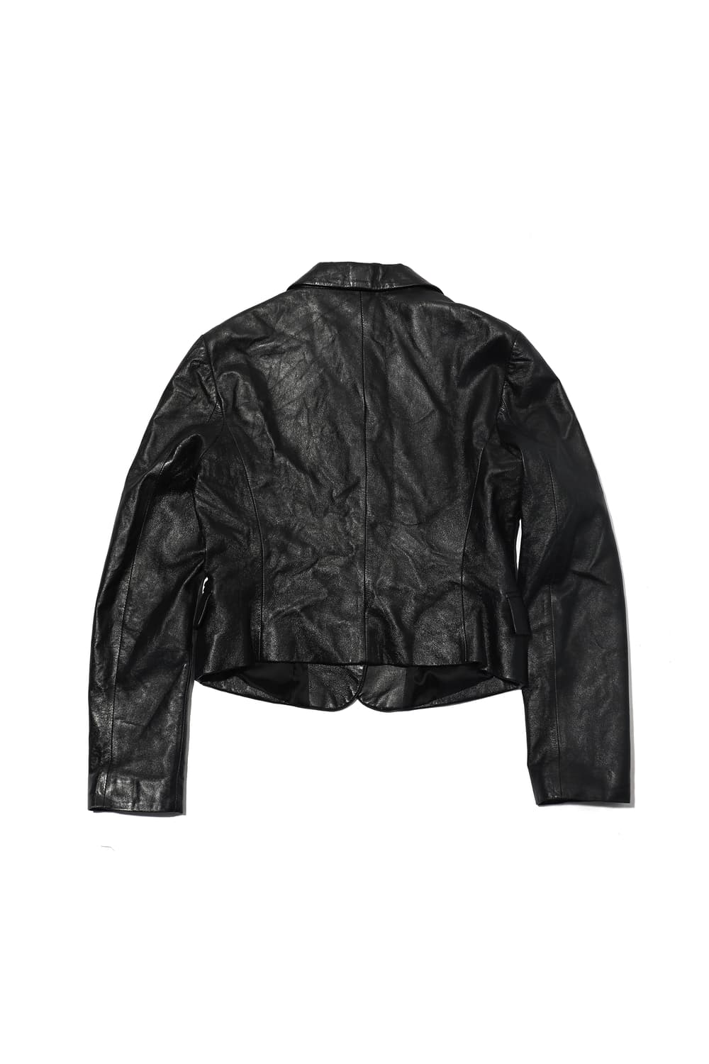 VINTAGE LEATHER 투버튼 숏 램스킨 재킷 women Free 상품이미지2