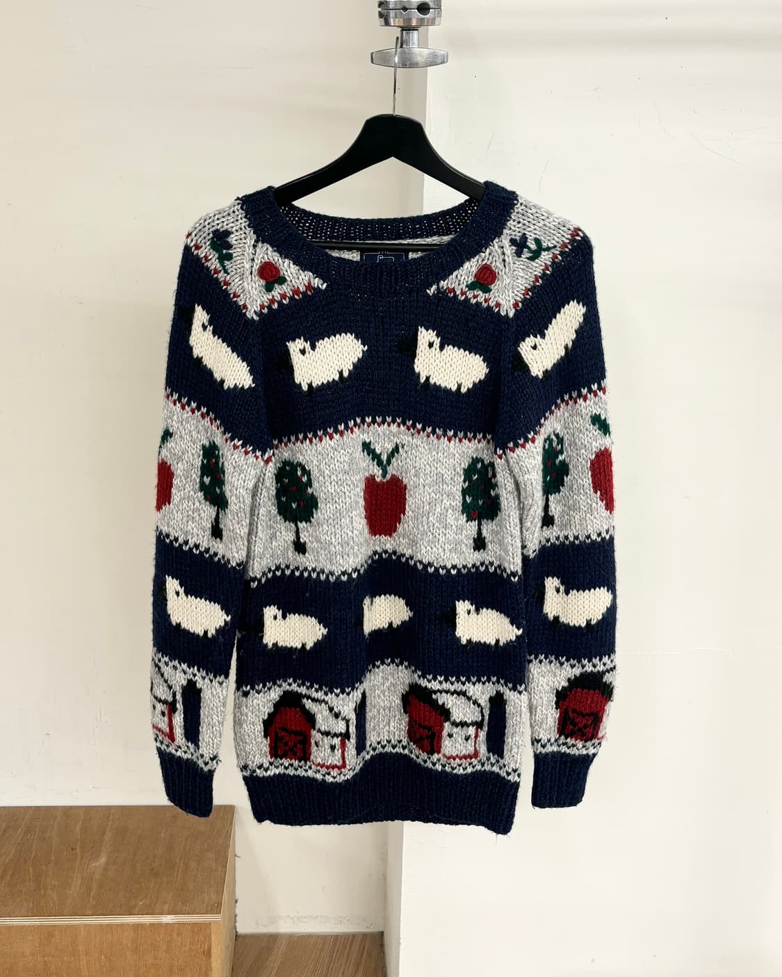 울리치 캐시미어 자카드 스웨터 상품이미지1