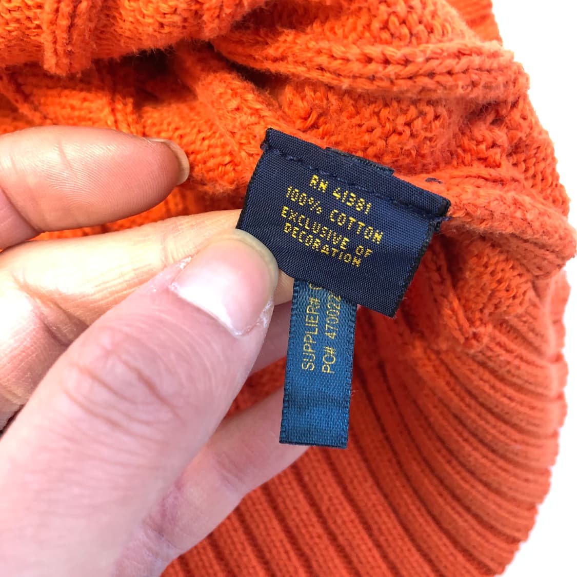 폴로 랄프로렌 꽈배기 니트 상품이미지9