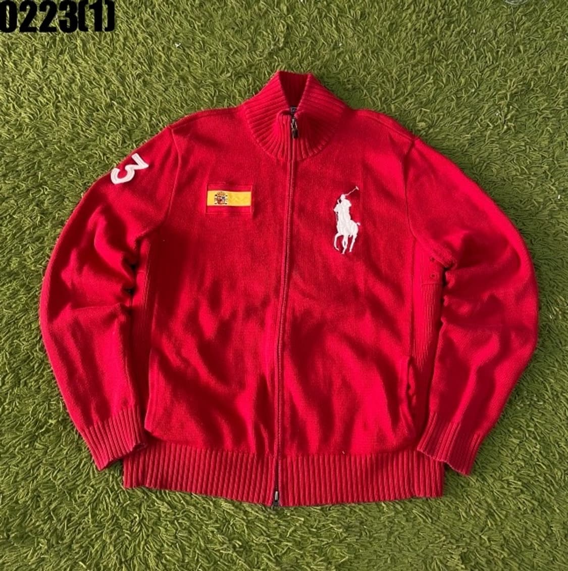 폴로 니트 집업 상품이미지1