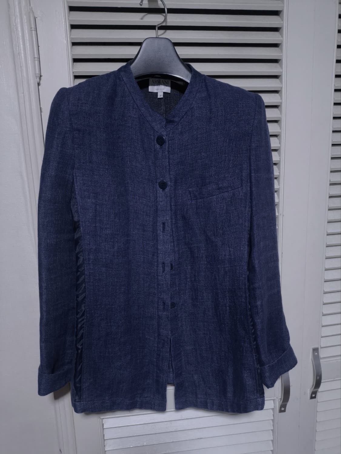 38 알마니 데님 노카라 자켓 상품이미지1