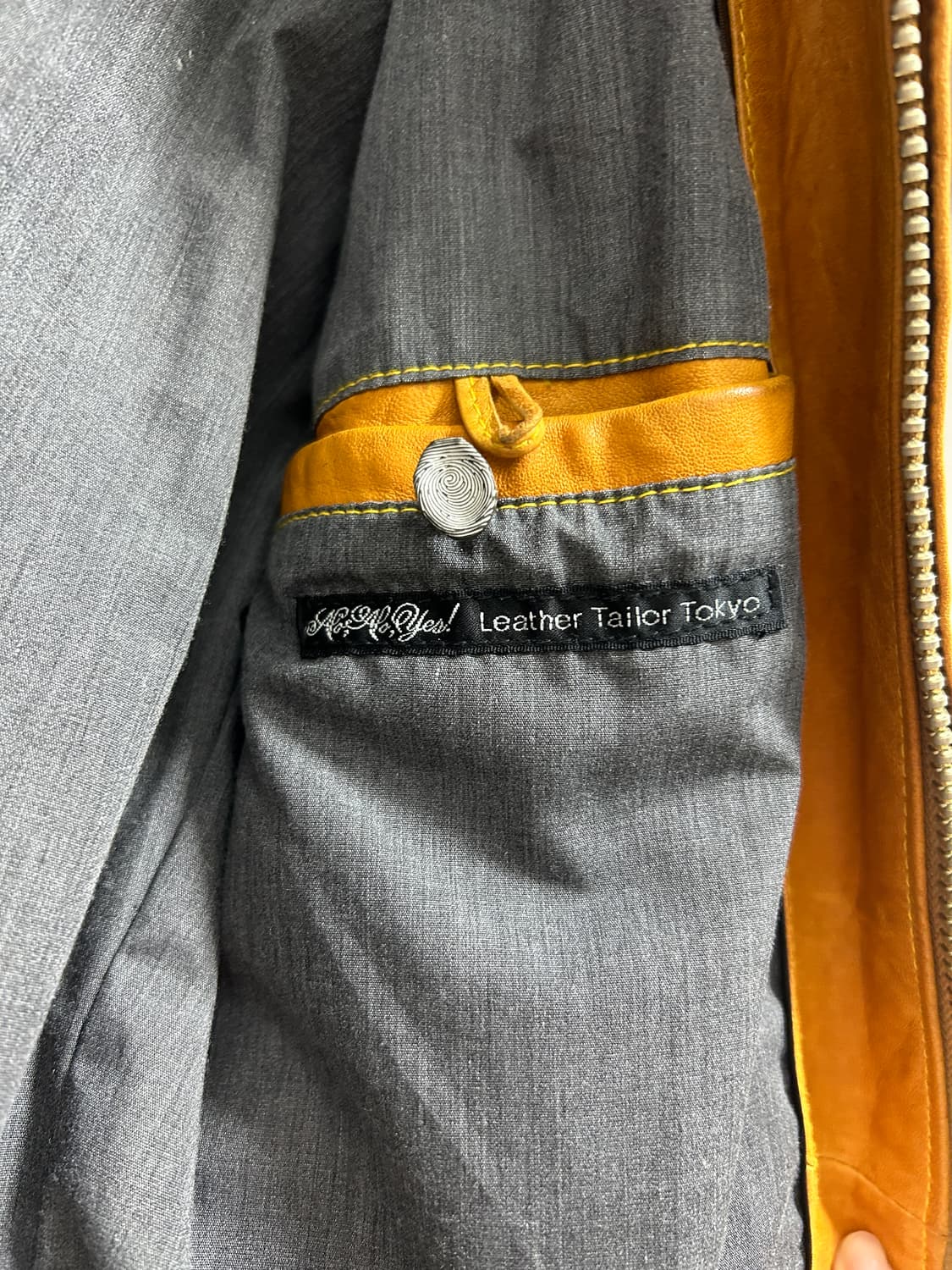 (여성) 빈티지 레더 자켓 상품이미지4