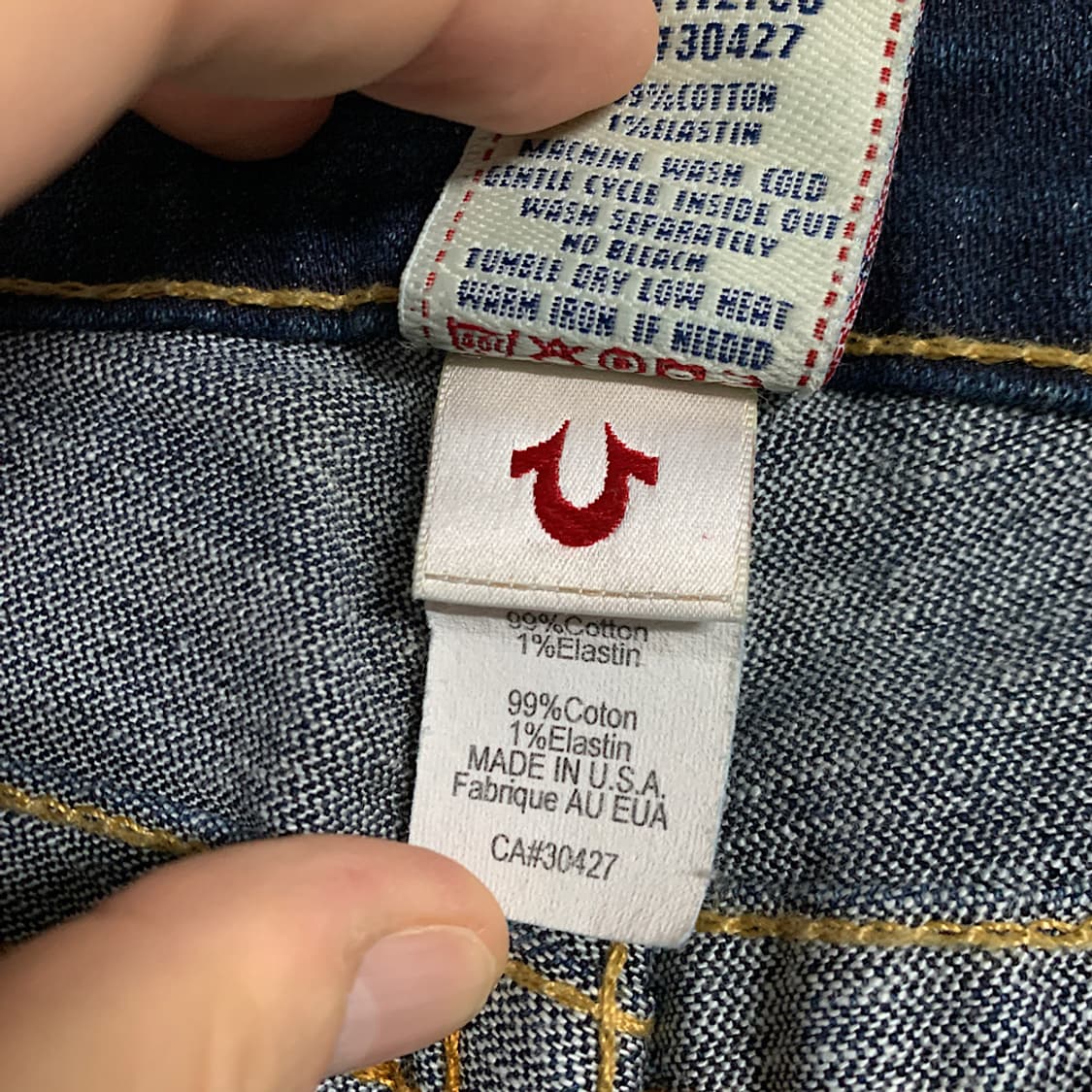 트루릴리전 여성 부츠컷 데님 팬츠 25 상품이미지3