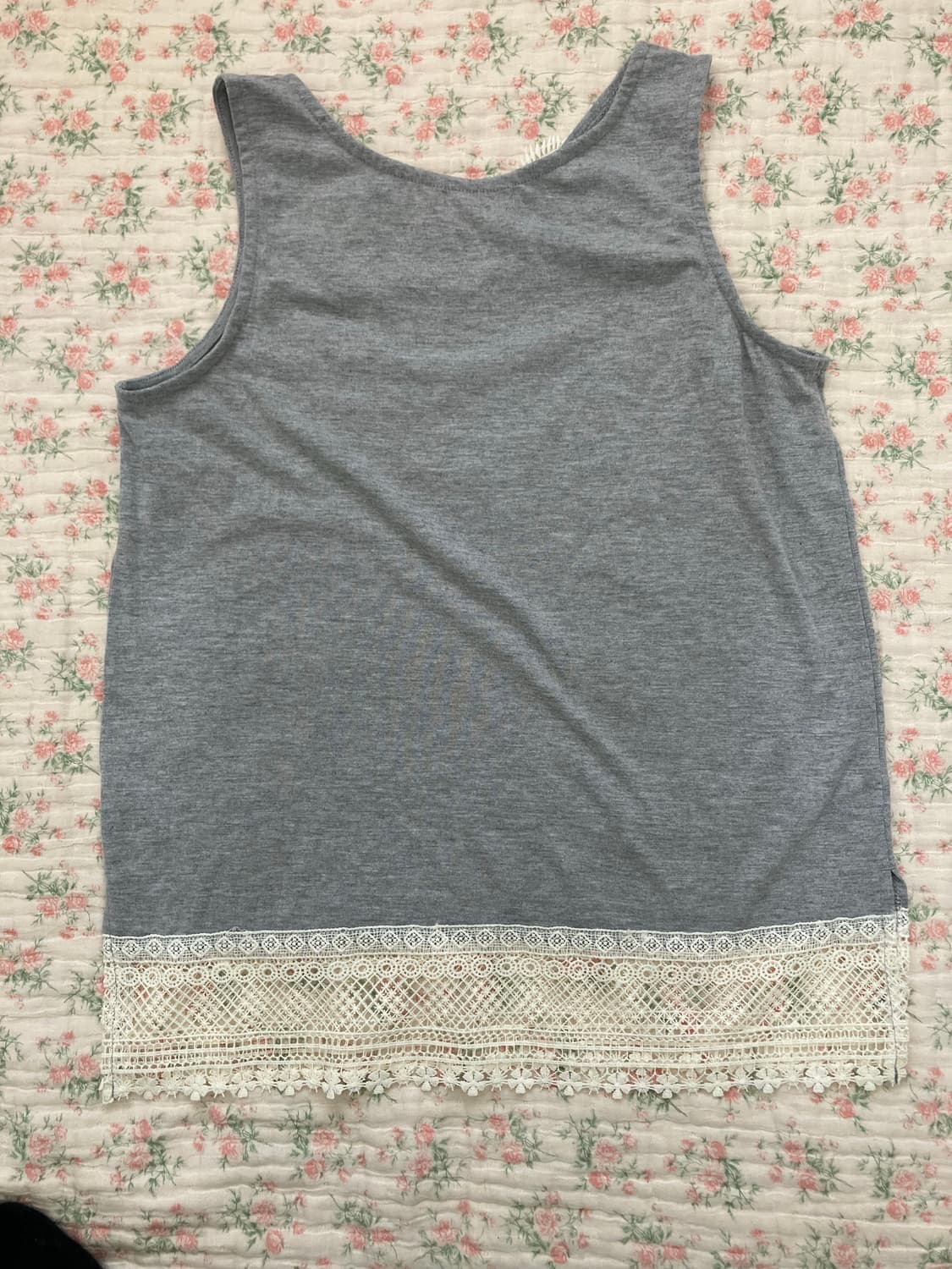 빈티지 어스 뮤직 그레이 크로셰 슬리브리스 1087 모리걸 y2k 스트릿 상품이미지2