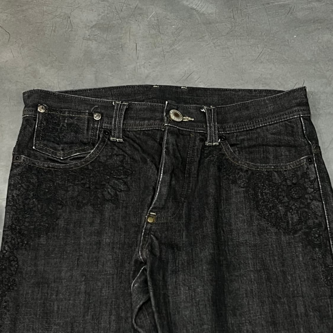  아르마니 익스체인지 자수 데님팬츠 y15549 상품이미지3