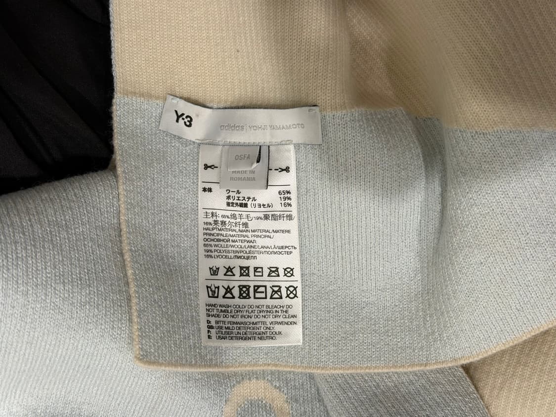 요지야마모토 Y3 아이다스 머플러  상품이미지3