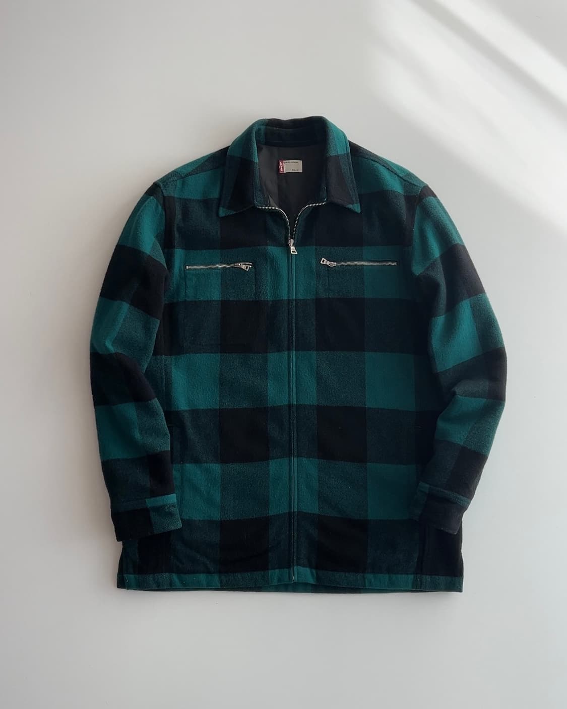 리바이스 울 체크 집업 자켓 100 상품이미지1