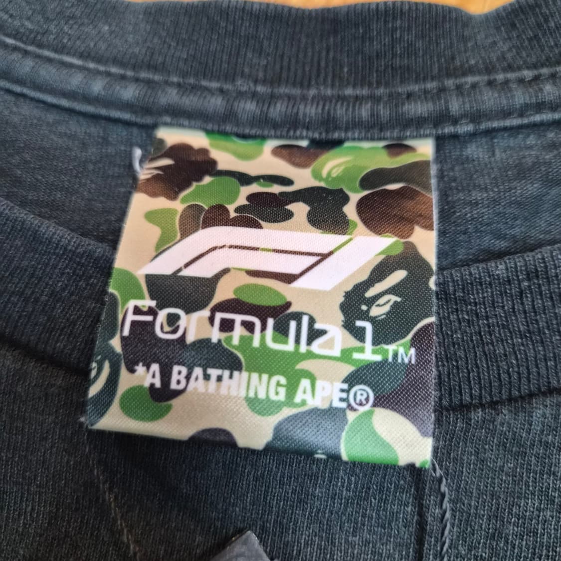 19FW Bape X F1 Formula 반팔티 상품이미지3