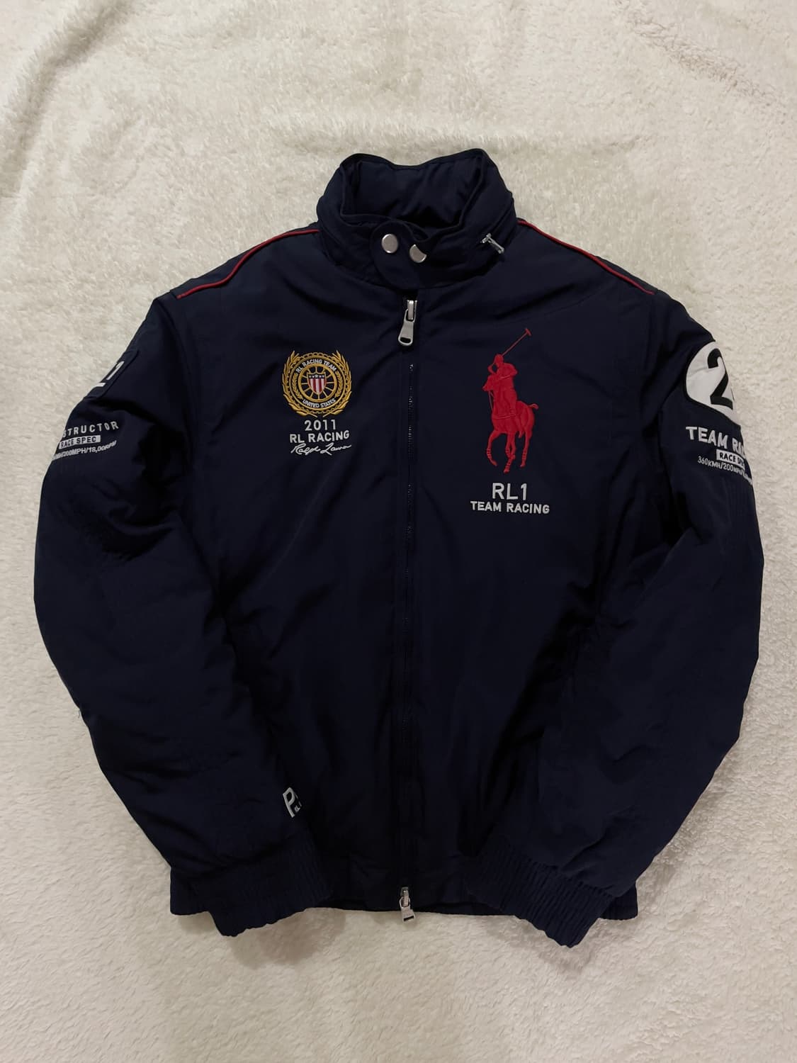 폴로 랄프로렌 레드 빅포니 레이싱 자켓 상품이미지1