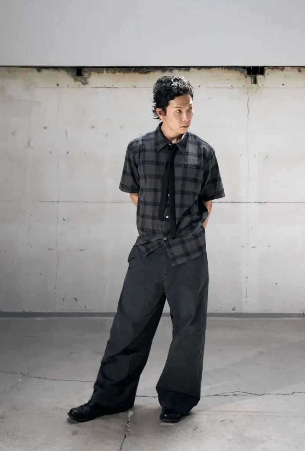 해칭룸 Regular shirt over dyed check 상품이미지1