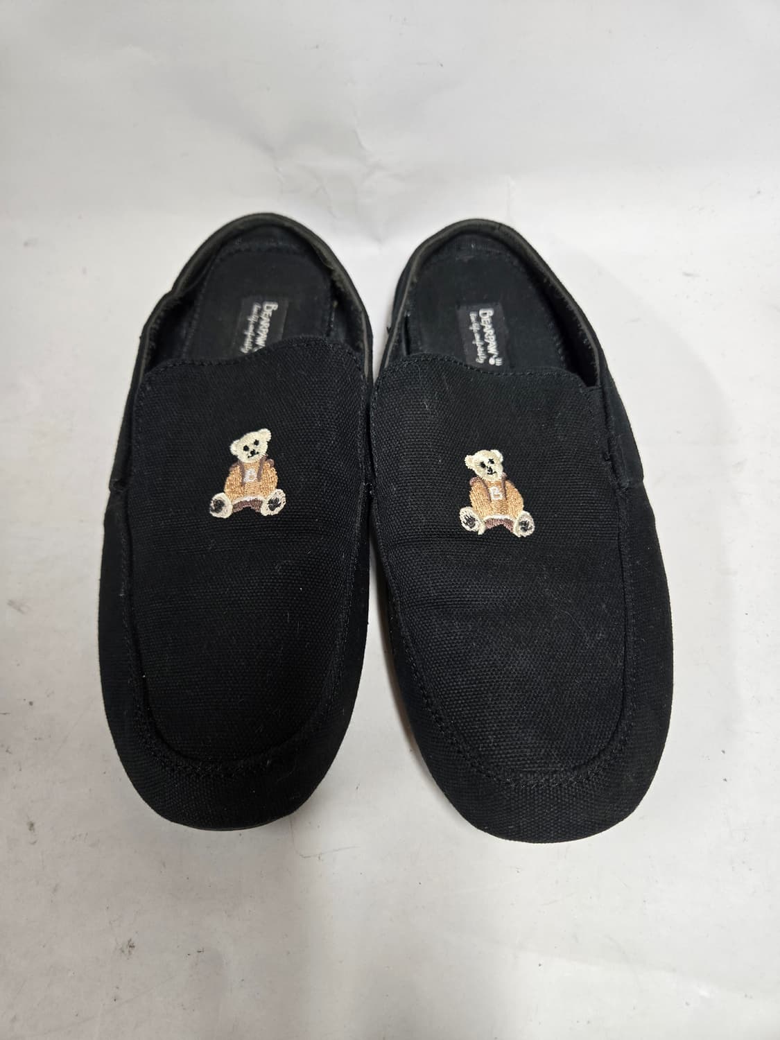 BEARPAW 베어파우 블랙 곰돌이 자수 슬리퍼250mm 상품이미지2