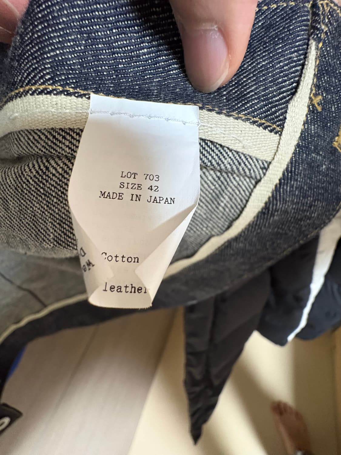 타이가 타카하시 703 데님자켓 42사이즈 상품이미지2