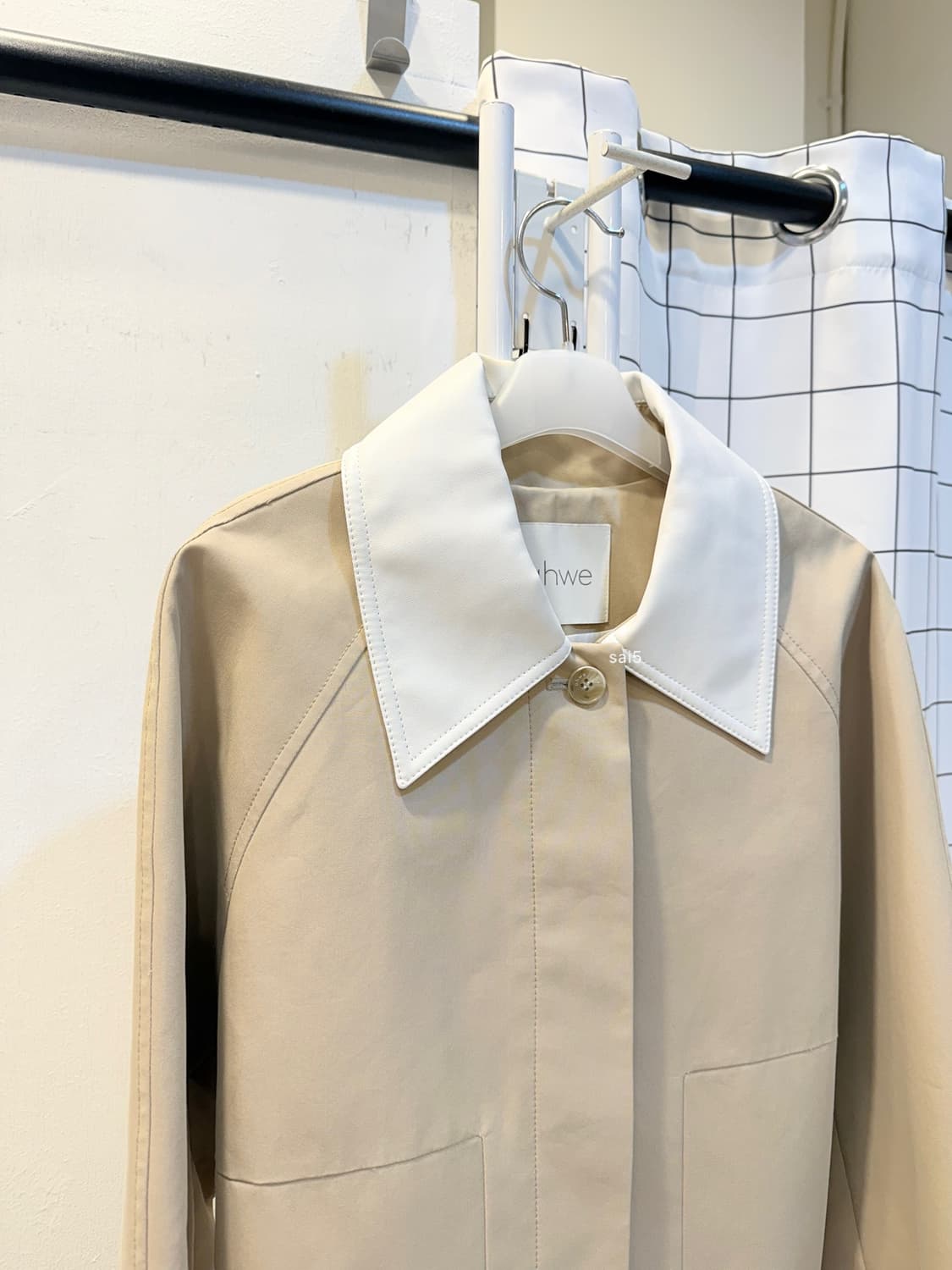 아위 레더카라 자켓 상품이미지2