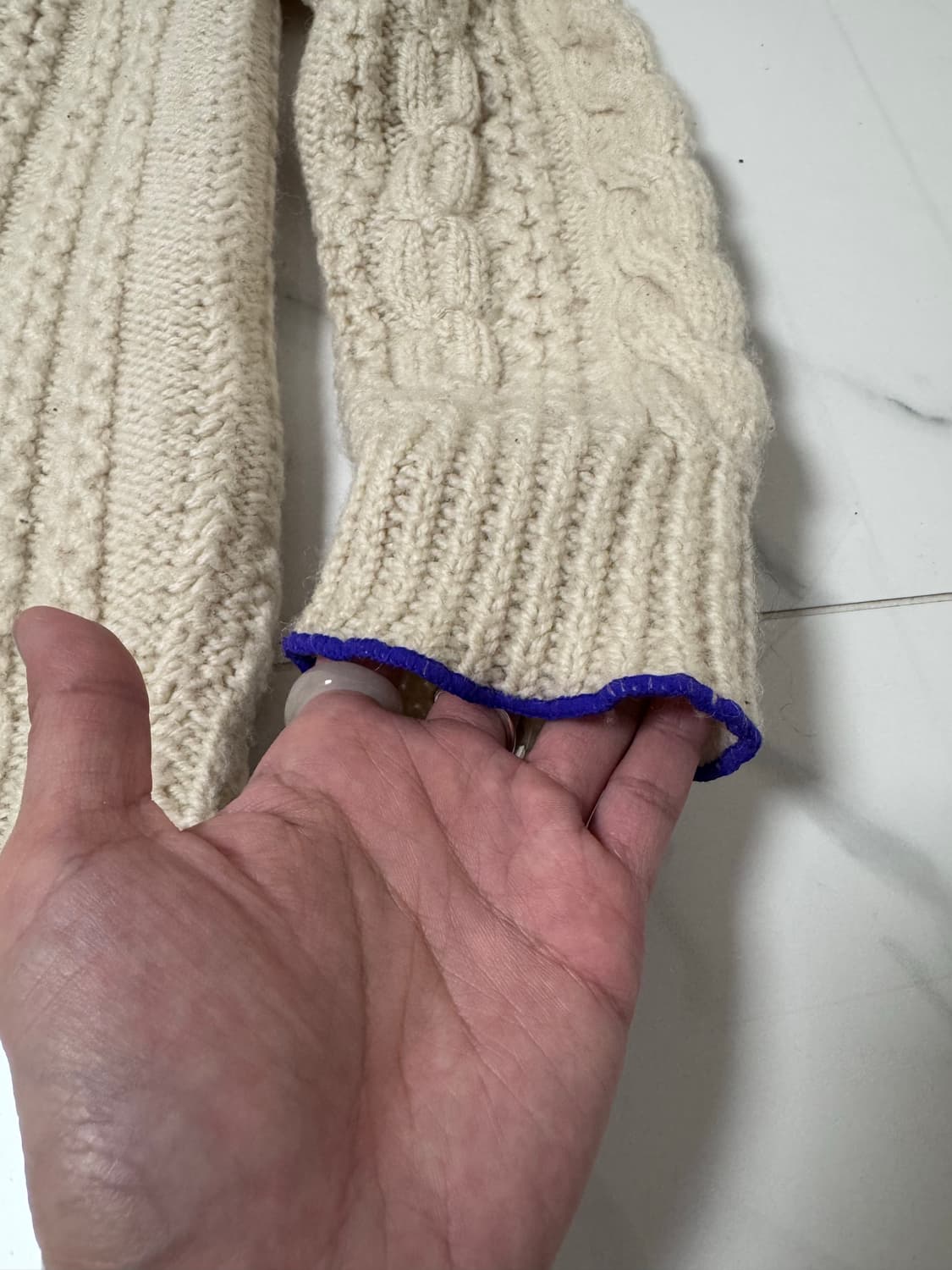 Omni people 빈티지 리워크 후드 가디건 상품이미지3