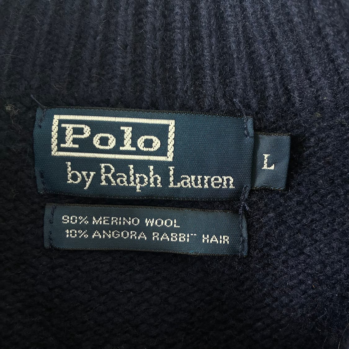 Polo 폴로 랄프로렌 메리노울 앙고라 하프 집업 니트 상품이미지4
