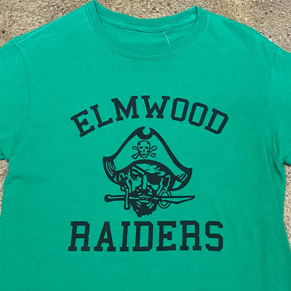 미국 빈티지 ELMWOOD 레이더스 해적 반팔티 상품이미지2