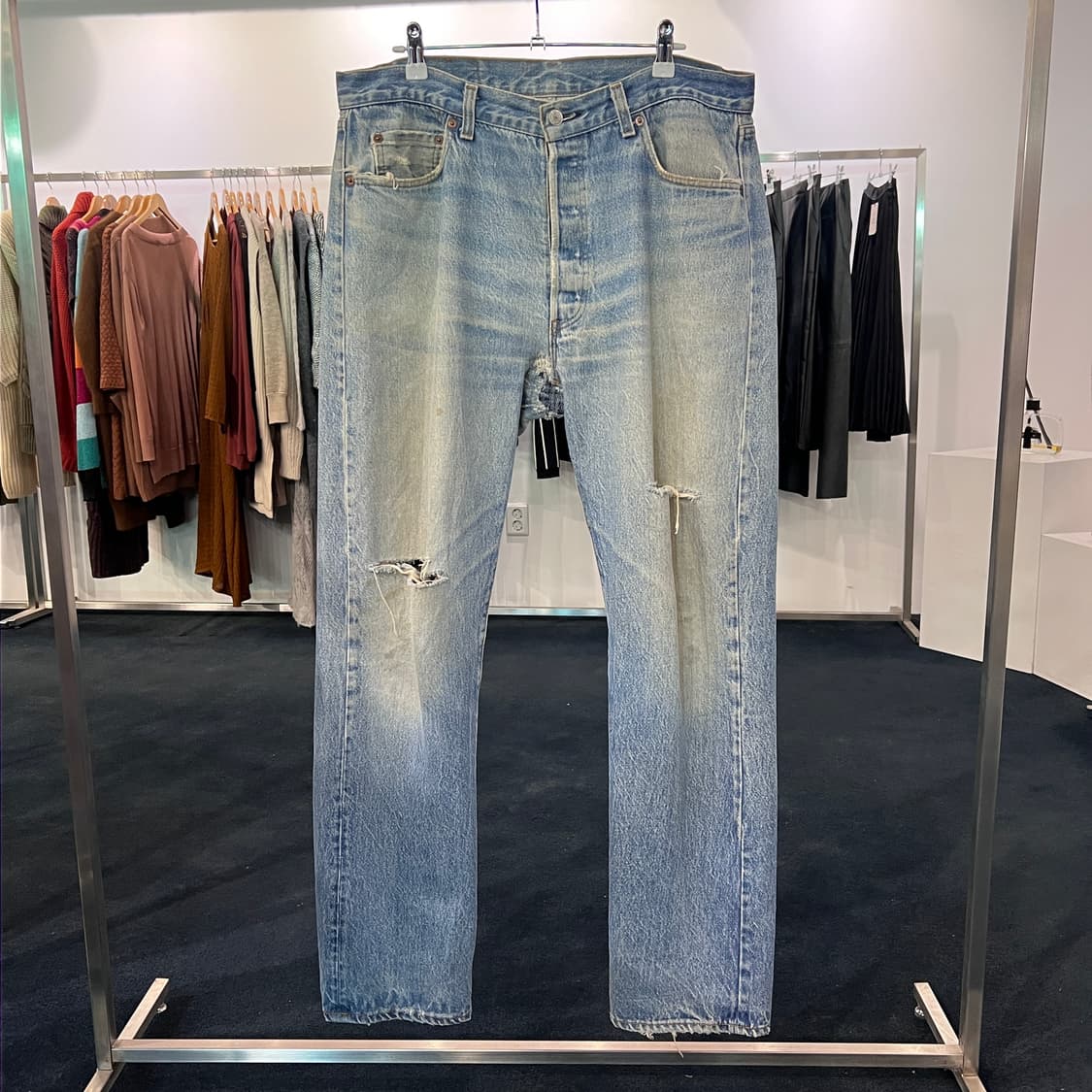 [34] 80s 리바이스 501 USA MADE 데님 청바지 상품이미지1