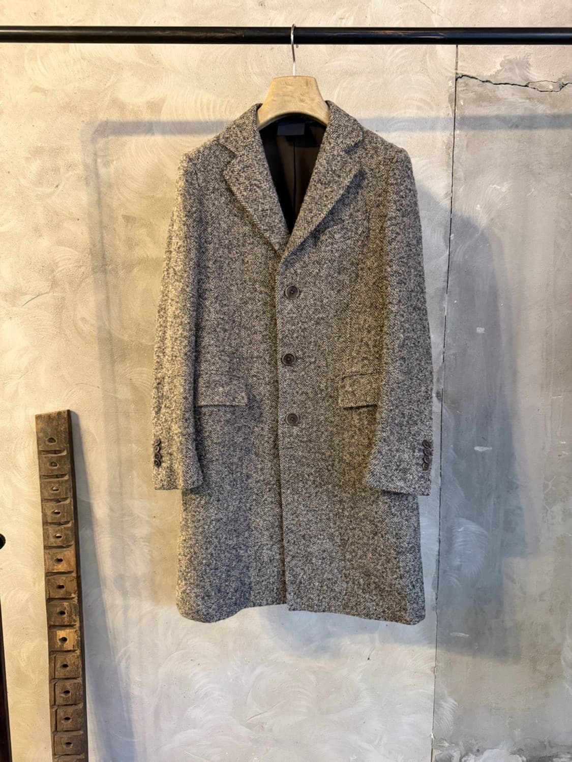 아스페시 로로피아나 울 알파카 체스터필드 코트 66~77 상품이미지1