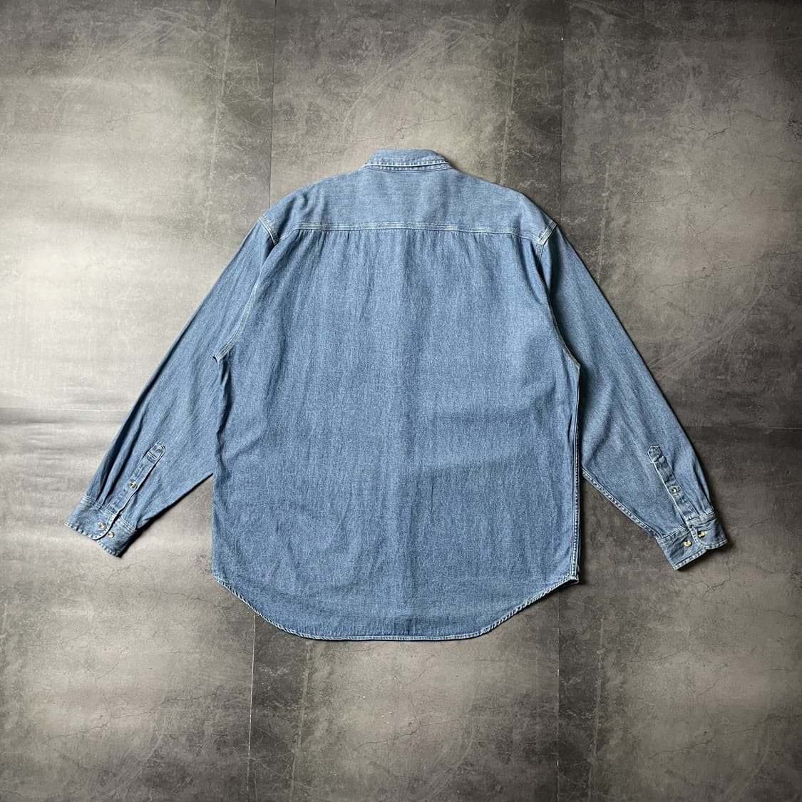PORT AUTHORITY 빈티지 데님 코튼 셔츠 A00534 상품이미지7
