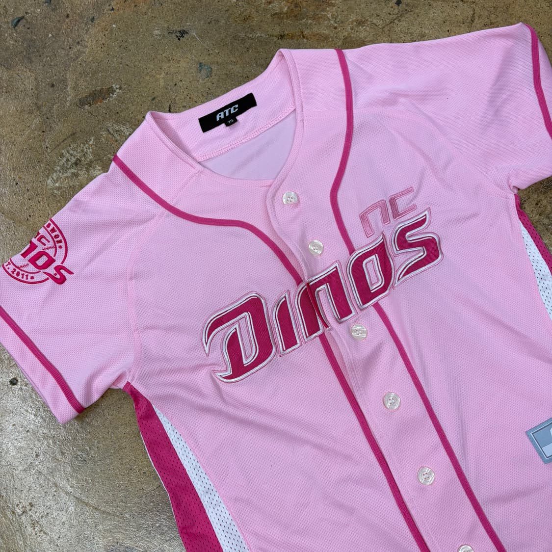[정품/75] NC 다이노스 핑크 유니폼 박민우마킹 b10 상품이미지1