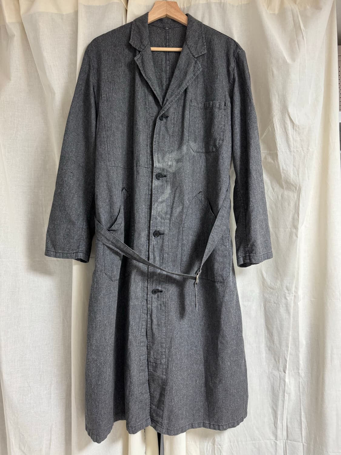 빈티지 / french 프렌치 70s솔트&페퍼 샵코트 / 실측참조 상품이미지1