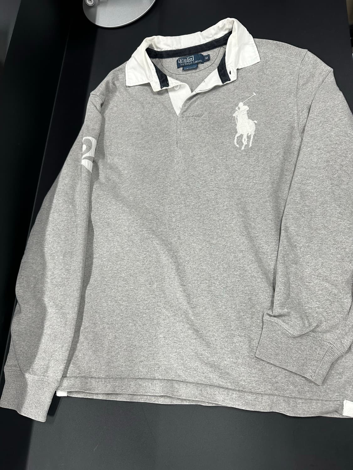 폴로 랄프로렌 빅포니 럭비 긴팔 카라티 상품이미지3