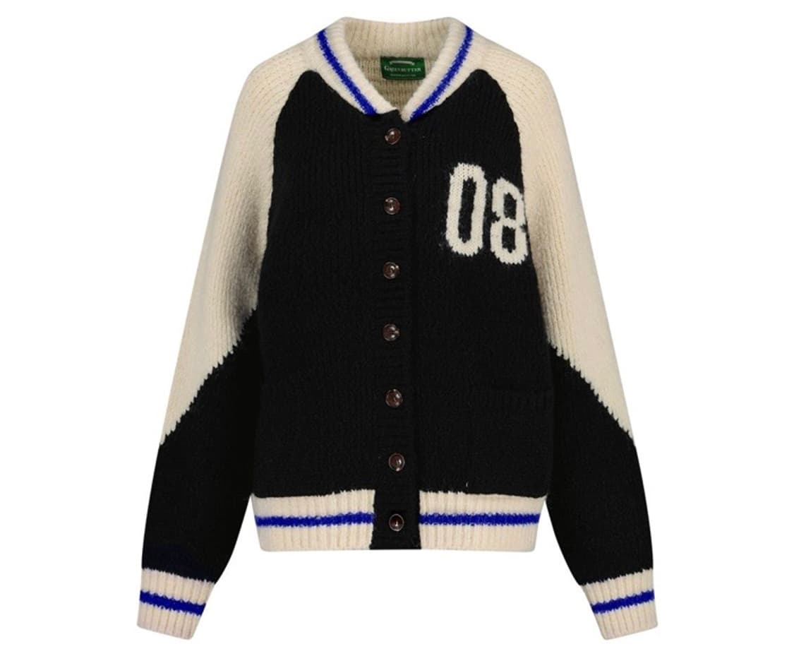 Green Butter 그린버터 바시티 알파카 울 니트 스웨터 가디건  상품이미지5