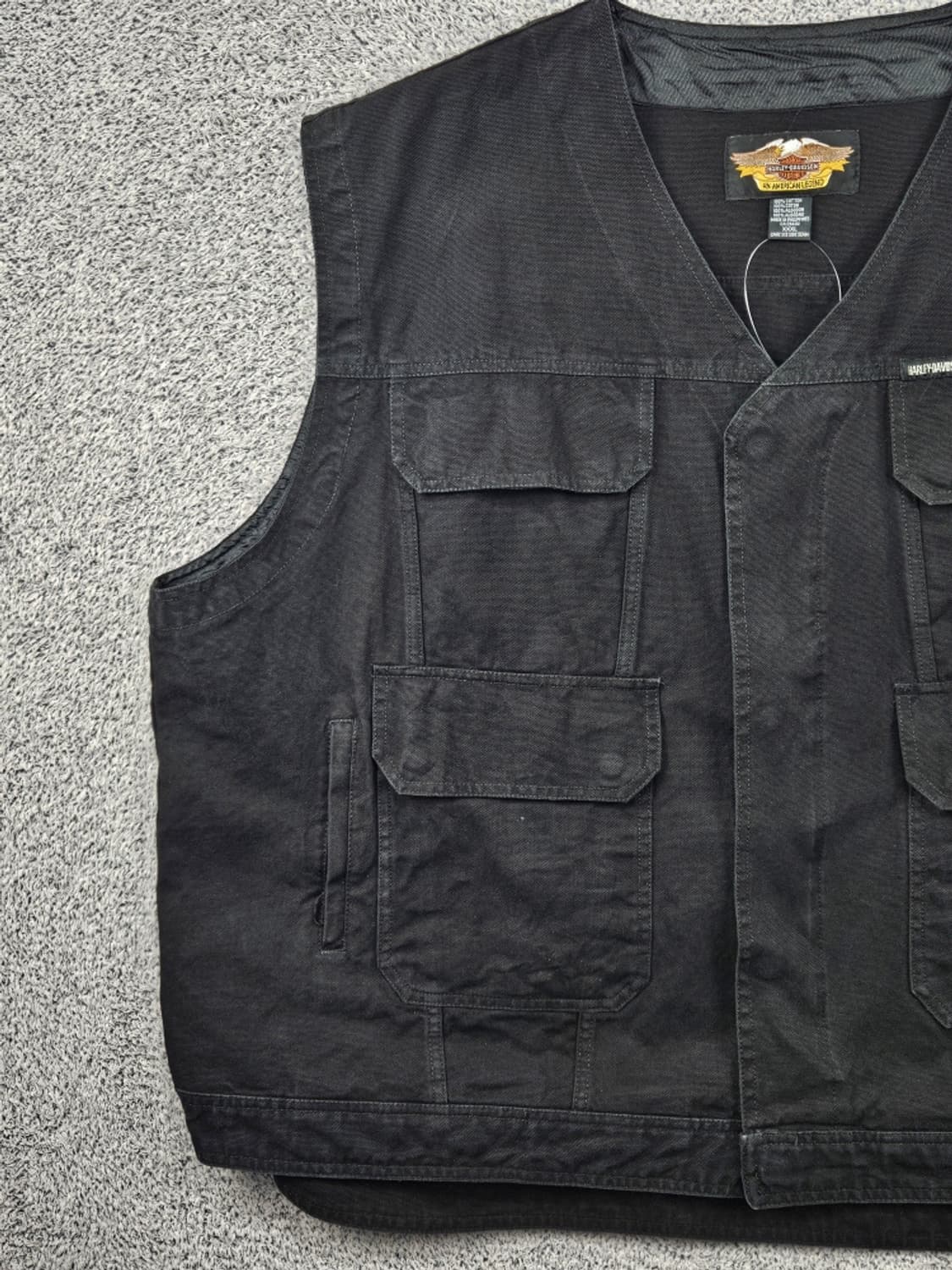 할리데이비슨 캔버스 워크 베스트 조끼 ( 3XL ) / 11774 상품이미지3