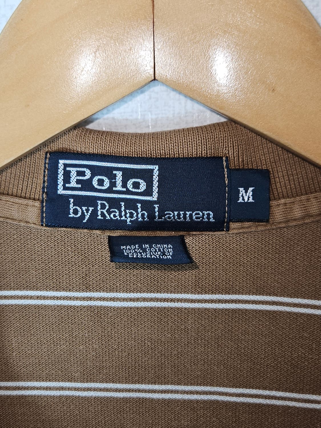 폴로 랄프로렌 브라운 카라반팔티 피케티 코튼 클래식 M 상품이미지6