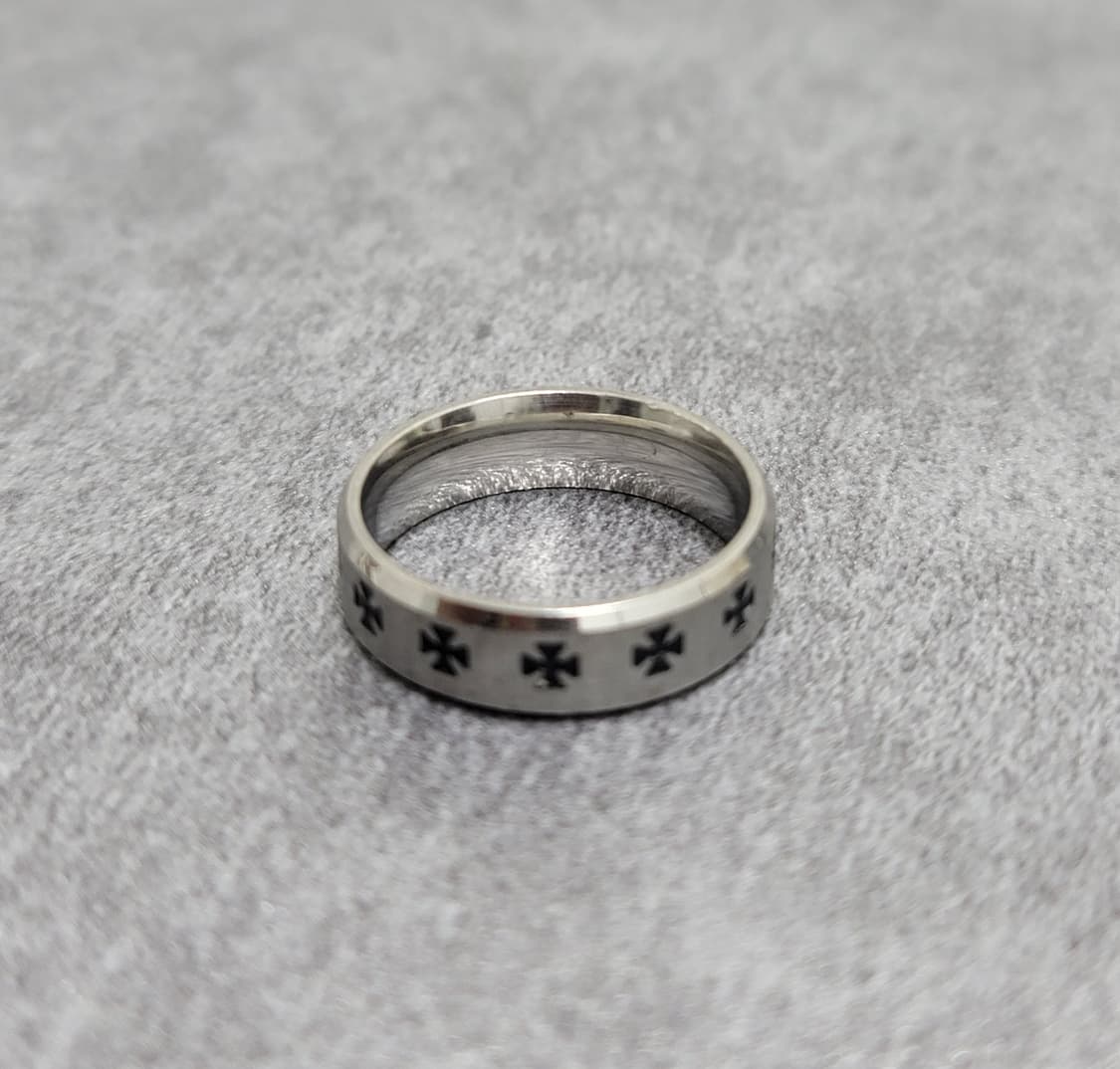 Black Cross Ring 상품이미지2