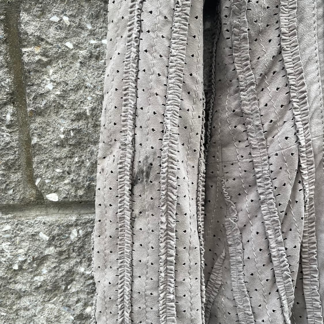 [38] EMPORIO ARMANI 염소기죽 스웨이드 롱 자켓 상품이미지6