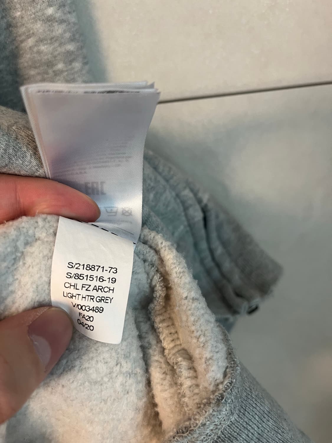 갭 GAP 후드집업 그레이 (M size)  상품이미지6