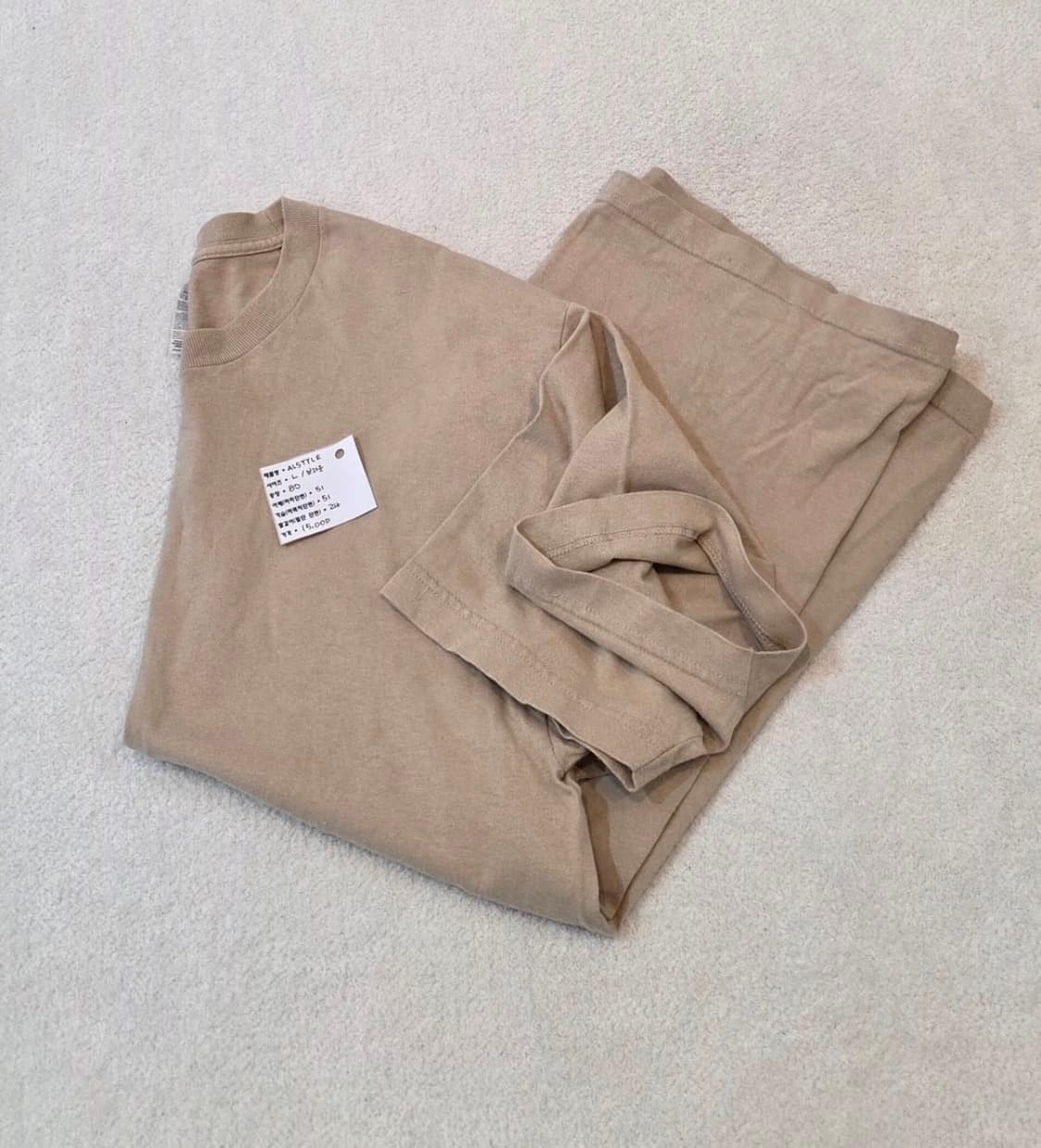 ALSTYLE 무지 반팔티 상품이미지3