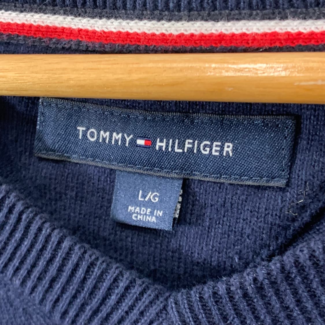 타미힐피거 플래그 네이비 니트 상품이미지3