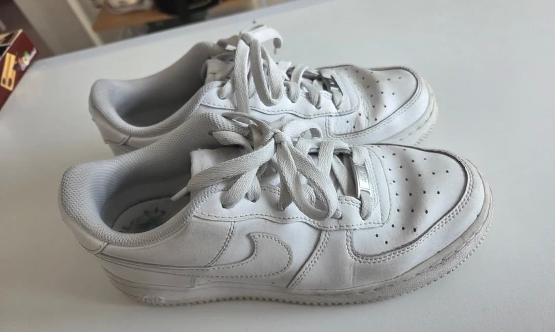 나이키 에어포스1 올백 운동화 / 에어포스 화이트 240 상품이미지2