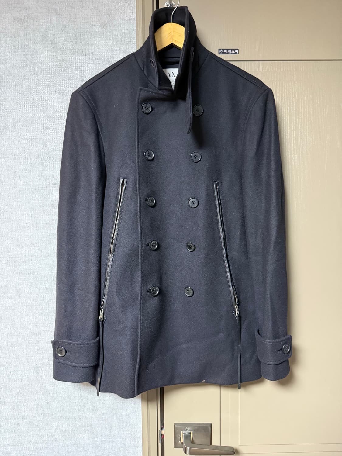 알마니 익스체인지 더블브레스 코트 상품이미지1