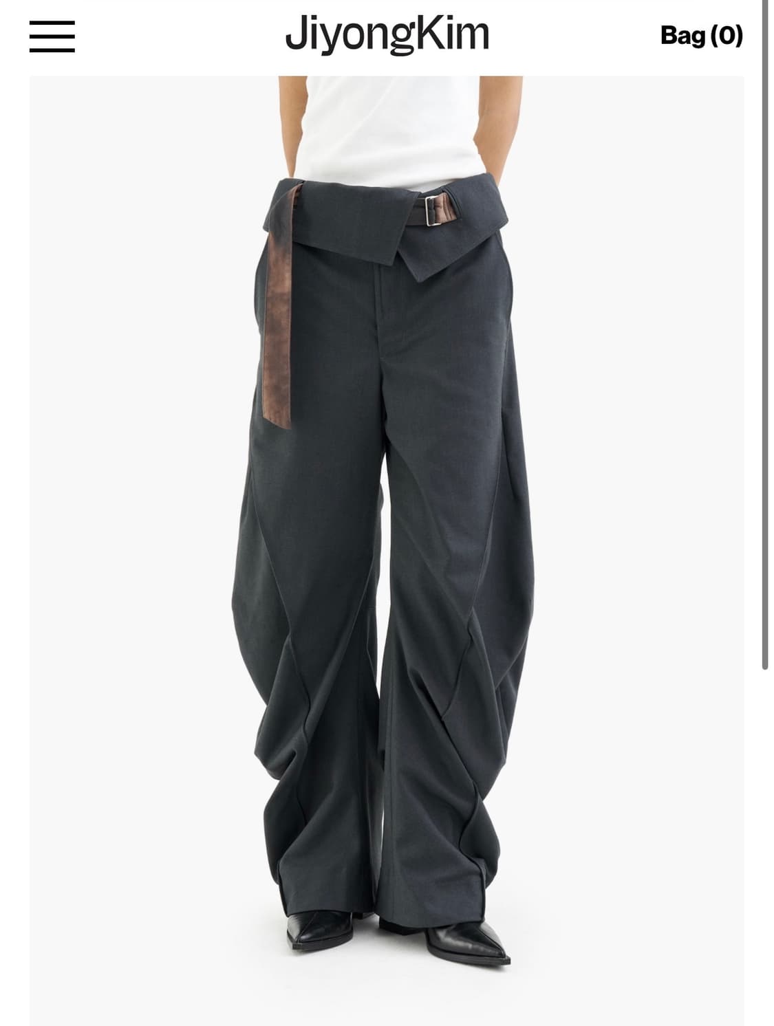[구매] Sun-Bleached Curved Trousers M,L 상품이미지1