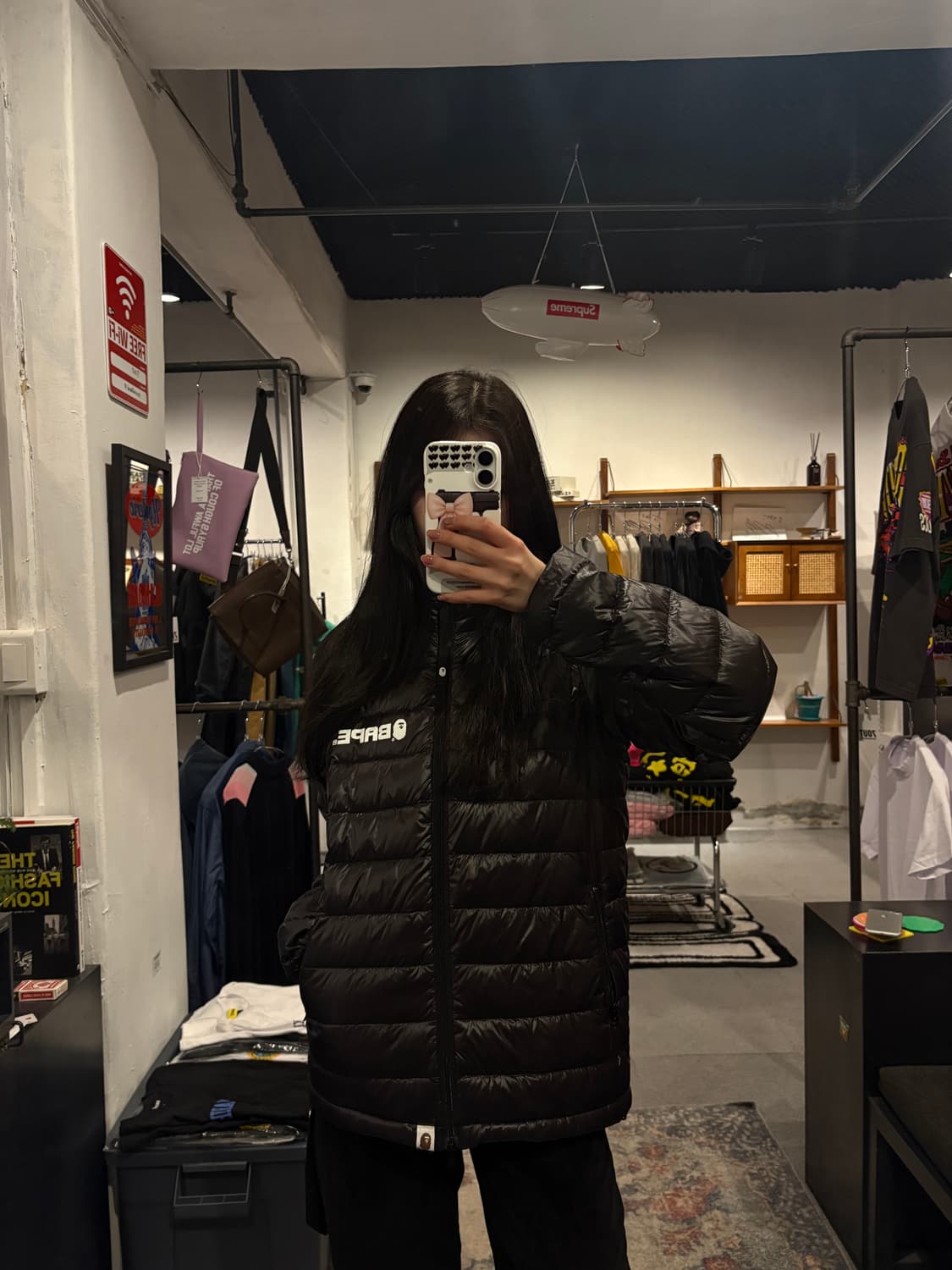 베이프 A BATHING APE Light Down Jacket 상품이미지2