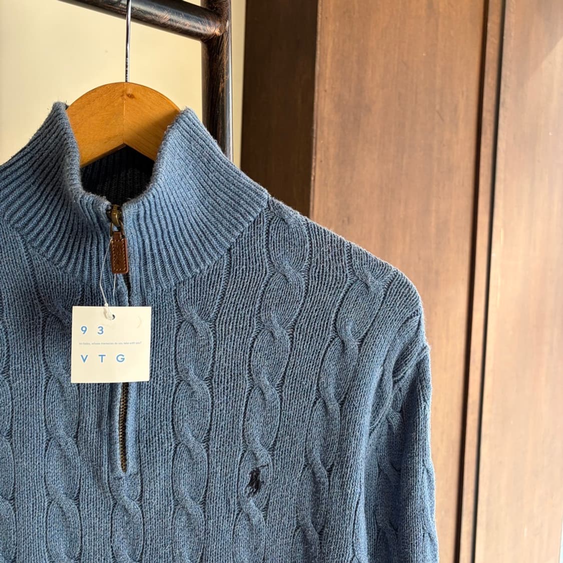 15287 - 폴로 랄프로렌 케이블 반집업 니트 상품이미지4